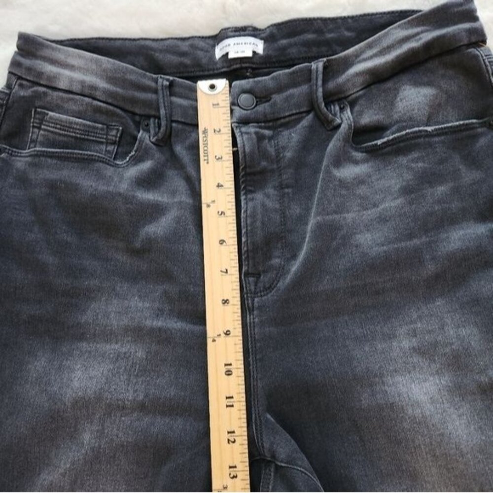 Good American Women's wash Black Jeans - Picture 10 of 14